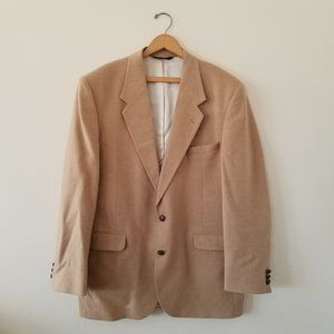 100% Camel Hair Tan Sport Coat